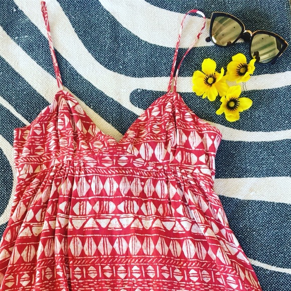 Tribal Short Summer Dress - Picture 2 of 3